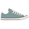 Sneaker CONVERSE "CHUCK TAYLOR ALL STAR LEATHER", Gr. 37, vernal pool, egret, schwarz, Leder, sportlich, Schuhe