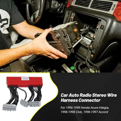 Replacement Jumper Conversion Wiring OBD2A to OBD1 Jumper Harness Adapter for Civic Vehicle