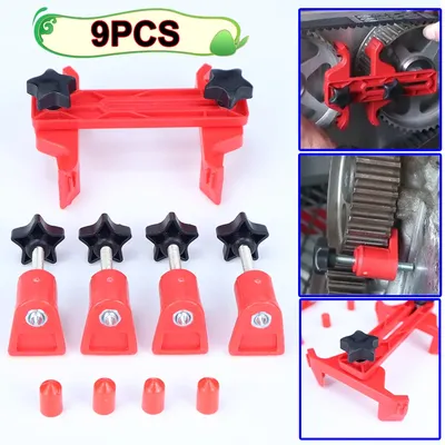 Car Dual Camshaft Fixing, Timing Belt Change Locking Engine Tools,9 Pcs Car Engine Timing Belt