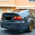 Per BMW Serie 3 E90 Berlina/2005-2012 Accessori per spoiler sul tetto Kit corpo ala posteriore per bagagliaio in plastica ABS, nero lucido