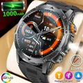 LIGE Nuovo Smart Watch da uomo 1000mAh Batteria di grande capacità Torcia esterna Chiamata Bluetooth Impermeabile Sport Fitness Smartwatch