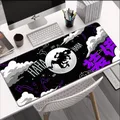 Tappetino per mouse in bianco e nero per ufficio PC Gamer Cabinet Rufy Tappetino per mouse Anime Tappeto per tastiera personalizzato Tappetino per scrivania per laptop Accessori da gioco