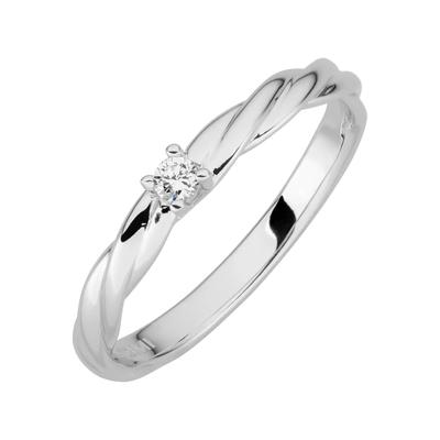 Lyomi Ring 585/- Gold Diamant weiß 0,05ct. 056 (17,8) Damen Image