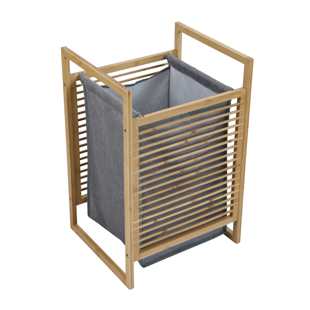 SVITA ILMA Wäschekorb Wäschetruhe Wäschebehälter Schmutzwäsche Bambus Image