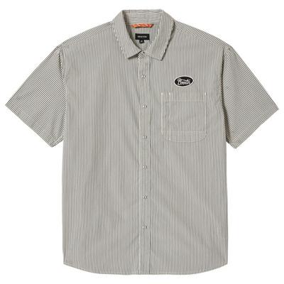 Brixton - Builders Auto S/S - Hemd Gr S grau Image