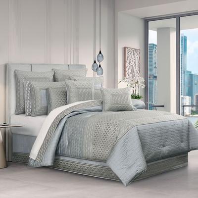 Metropolitan Comforter Set Silver, King, Silver