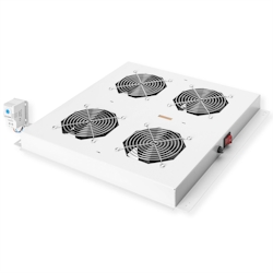 ROLINE 19-Zoll Dachlüftereinheit 4 Lüfter, Thermostat , grau Image
