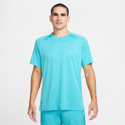 Nike Stride Men's Dri-FIT ADV Short-Sleeve Running Top - Green - Polyester