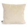 Dekokissen H.O.C.K. "Classic Uni", beige (natur, unifarben), B:50cm L:50cm, Polyacryl, Dekokissen_Sitzkissen_Kissenhüllen, Kissenhülle mit Füllung, 1 Stück, 50/50 cm
