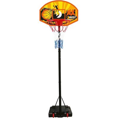Basketballständer BEST SPORTING "Basketballständer höhenverstellbar von 205 - 265 cm", bunt (schwarz, orange), BallsportkörbeB:90cm H:265cm, Stahl, Kunststoff, B:90cm H:265cm Image
