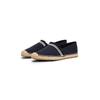 Espadrille TOMMY HILFIGER "FRINGE CANVAS CLOSED ESPADRILLE", Damen, Gr. 41, blau (dunkelblau), Textil, sportlich, Schuhe, Halbschuh, Schlupfschuh, Sommerschuh mit ausgefransten Rand
