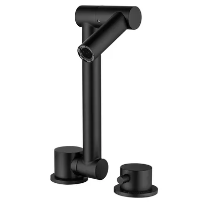Tifilojia Foldable Kitchen Faucet,Black Kitchen Faucet, Folding rv Kitchen Faucet,Inner Window bar