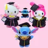 25 cm Abschluss Plüschtier Stich Originalfiguren Stofftiere Sanrio Kuromi Hello Kitty Sofa Große