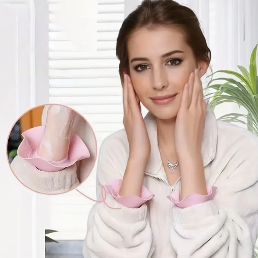 Wasserdichte Gesichtswascharmbänder aus Silikon, spritzwassergeschützte Armbänder, Schutzarme zum Waschen von Gesicht, Haaren, Hausarbeit, Image