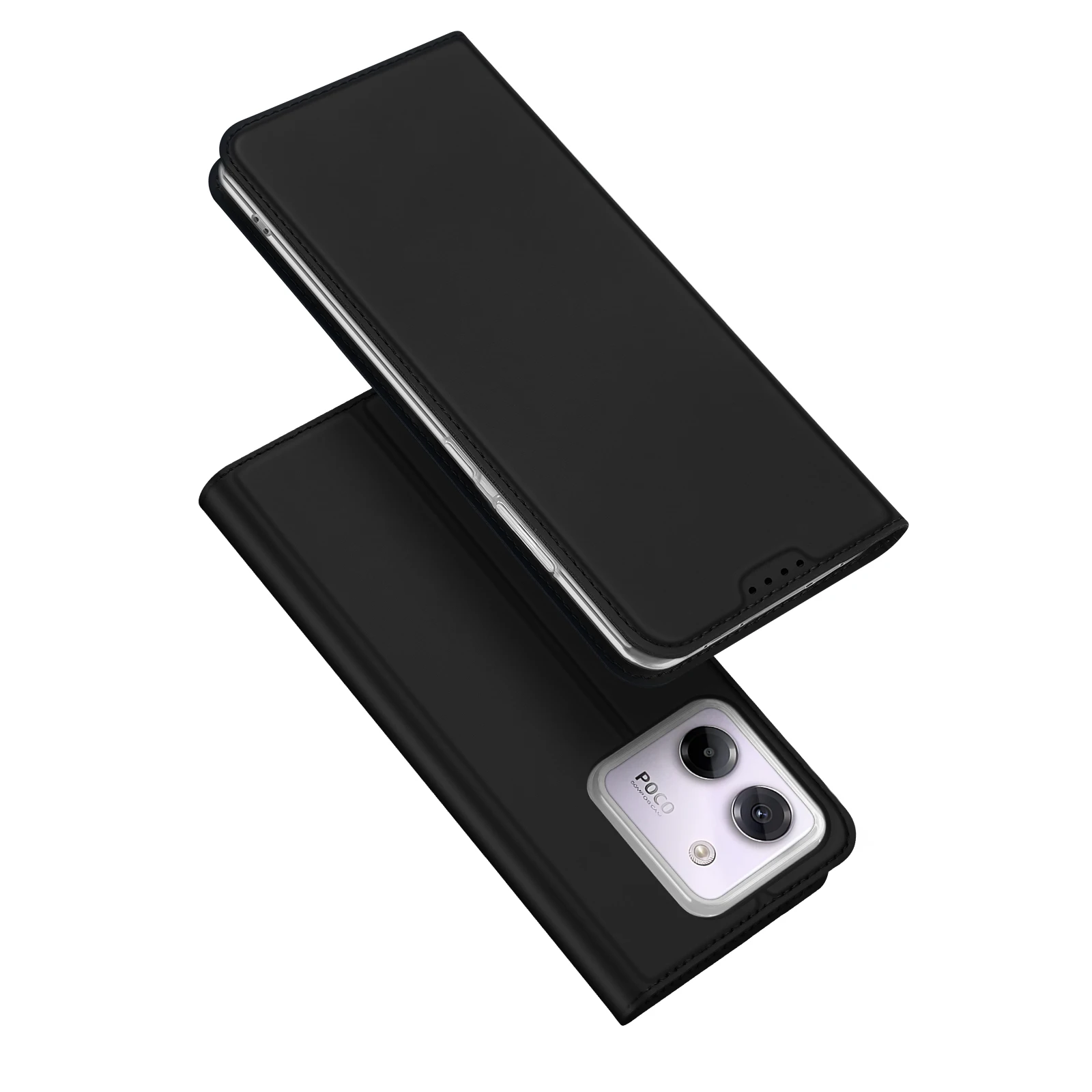 DUX DUCIS PU-Leder-Magnet-Brieftaschenhülle für Poco M7 Pro 5G F7 Ultra C71 X7 Pro, Flip-Cover mit Kartensteckplatz und schützendem Design Image