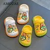 Kinder Sandalen Loch Kinder Schuhe Hausschuhe Weiche Anti-Skid Cartoon DIY Design Loch Baby Schuhe
