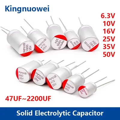6,3 V 10 V 16 V 25 V 35 V 50 V Festkondensator 47 UF 100 UF 220 UF 330 UF 390 UF 470 UF 680 UF 820 Image