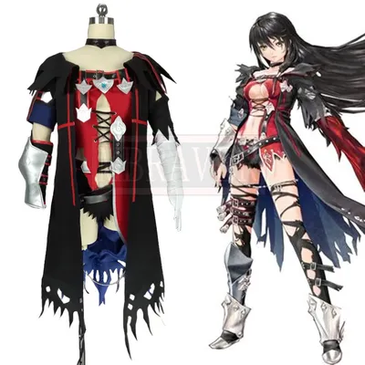 Tales of Berseria Velvet Crowe Sexy Kleid Cosplay Kostüm Komplettset Halloween-Kostüm für Erwachsene Image