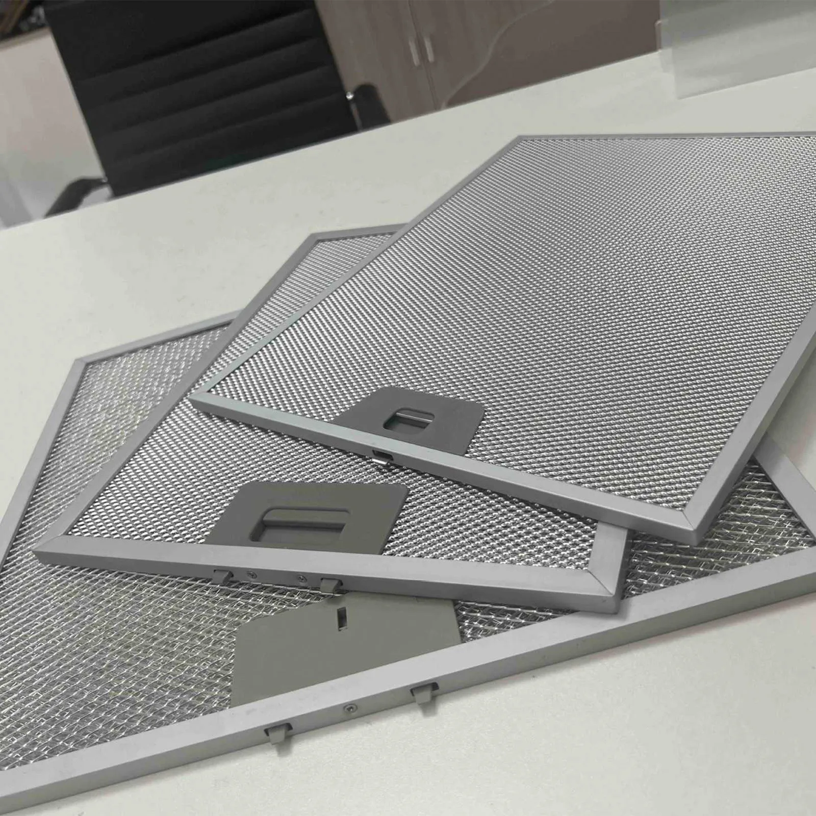 26 x 32 cm Dunstabzugshaubenfilter, Metallgeflecht, Dunstabzugshaube, Entlüftungsfilter, Belüftung für Küche, Dunstabzugshaube, Fettfilter Image