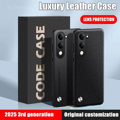 For vivo Y04 Case Luxury PU Leather Back Cover Silicone Shockproof Full Protection Phone Fundas