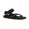 Sandale TEVA "Original Universal Urban", Gr. 44,5, schwarz, Textil, sportlich, Schuhe, mit Klettverschluss