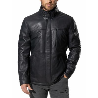 Walbusch Herren Lammnappa Lang-Jacke 2in1 Blau Image