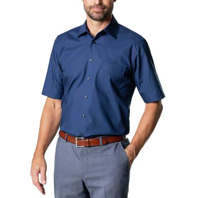Walbusch Herren Bügelfrei-Hemd Kent-Kragen Blau Image