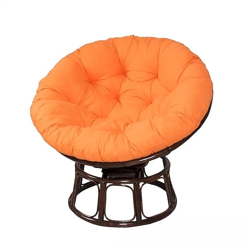 rundes Kissen für Balkon, Terrasse, Garten, Outdoor oder Indoor, Stuhlkissen, Hängekissen, Eier-Ersatz-Stuhlkissen