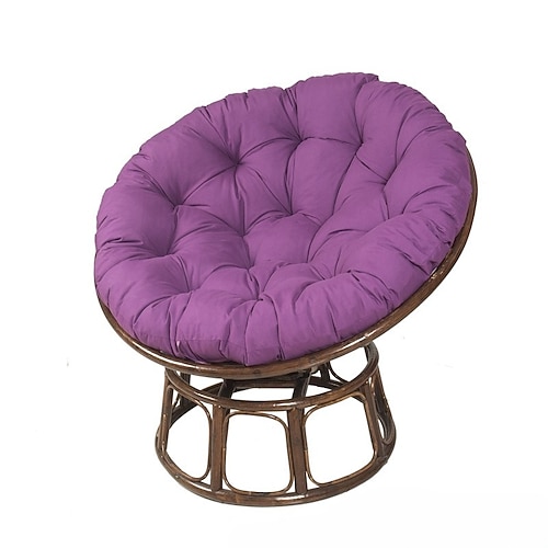 rundes Kissen für Balkon, Terrasse, Garten, Outdoor oder Indoor, Stuhlkissen, Hängekissen, Eier-Ersatz-Stuhlkissen