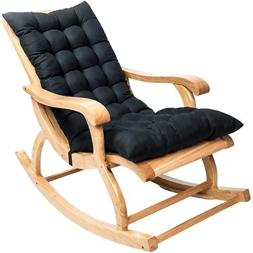 Kissenpolster für Schaukelstühle im Freien, gepolsterte Sofakissen für Chaiselongues im Innen- und Außenbereich, weich, dick, bequemes Stuhlkissenpolster für Schaukelbänke Image