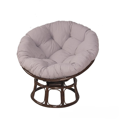 rundes Kissen für Balkon, Terrasse, Garten, Outdoor oder Indoor, Stuhlkissen, Hängekissen, Eier-Ersatz-Stuhlkissen