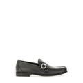 Salvatore Ferragamo Loafer - Gancini Moccasins - Gr. 7_5 - in Braun - für Herren