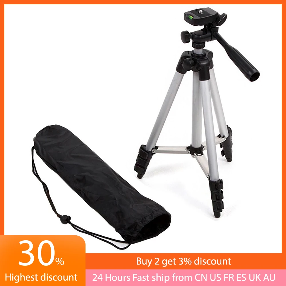 Universale Portatile Professionale In Alluminio Treppiede con Borsa Per Canon Sony Panasonic Macchina Fotografica di Nikon