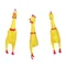 Funny Cute Rubber Yellow Screaming Chicken Pet Squeaky Toy Pet Dog Chew Toy Pet Supplies