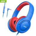 Cuffie per bambini Acer cablate per la scuola Limitatore di volume 85/94dB Cuffie audio stereo pieghevoli per bambini che imparano Tablet IPad PC