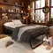 Rollaway bed, 5 "mattress, foldable adult bed with storage cover, 75" x 31" rollaway bed, metal