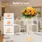95cm Gold Wedding Crystal Flower Stand Round Pedestal Stand For Wedding Centerpieces Flower Stand