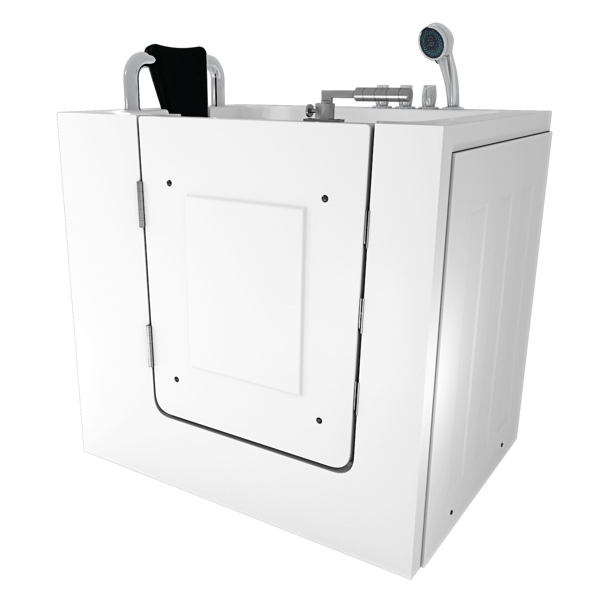 AcquaVapore Sitzwanne Whirlpool Badewanne mit Tür S02WP-TH-A-L 78x100cm Image