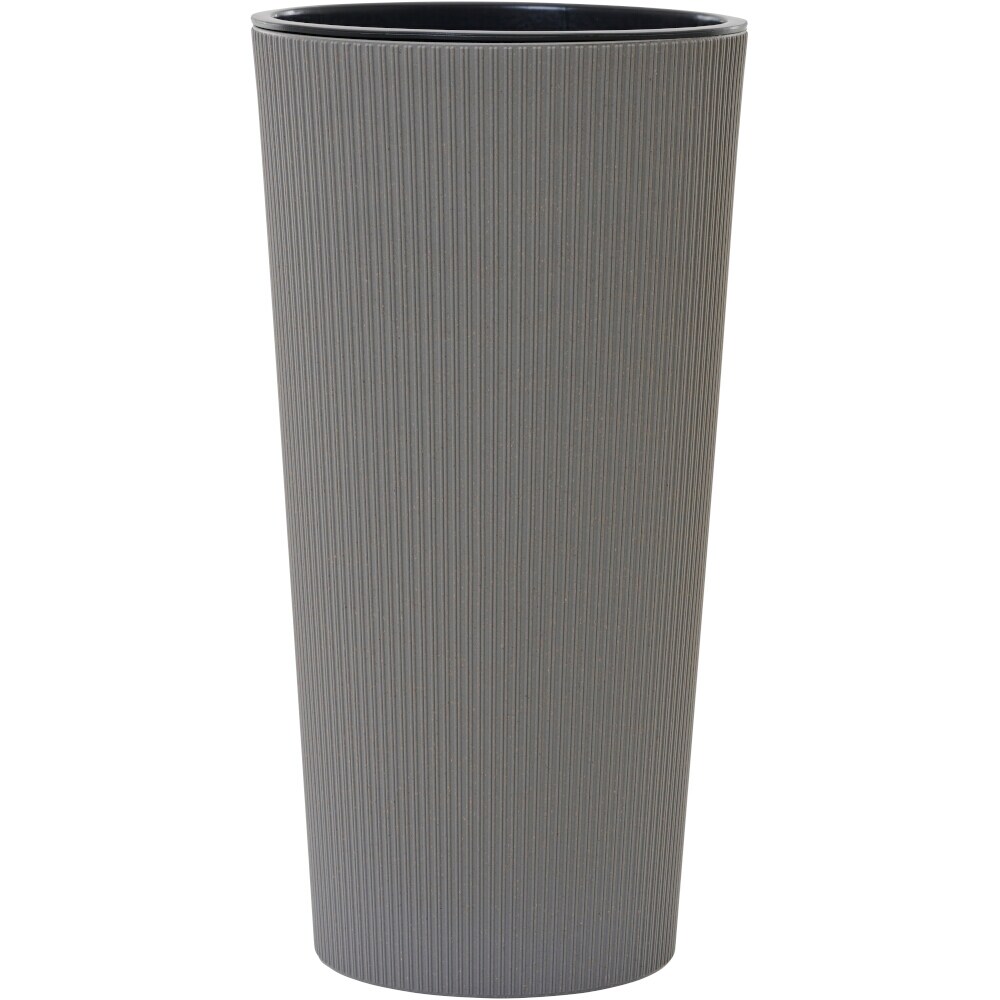 Siena Garden Pflanzgefäße LOCON STRIPE grau Streifenoptik, 25 x 46,5 cm Image