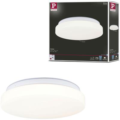 PAULMANN LED Wandleuchte "LED Wandleuchte Luiana IP44 HF Sensor weiß", weiß, 1 flammig, Ø 28,0cm H: 6,5cm,, Lampen, mehrere Helligkeitsstufen, Farbwechsler, Farbsteuerung Image