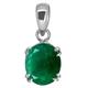 Arwacraft 10.50 Carat Certified Emerald Gemstone Silver Plating Pendant/Locket For Women And Men-B0CST6PMMRNAMZ