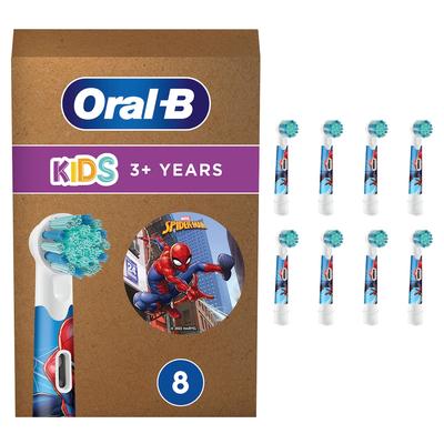 Oral-B - Kids Spiderman in Weiß/Blau/Rot Elektrische Zahnbürsten 8 ct (36.49 € / 1 ct)
