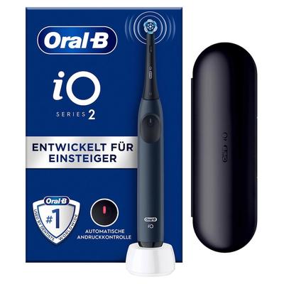 Oral-B - iO 2 in Blau + Reiseetui Elektrische Zahnbürsten 1 ct (63.79 € / 1 ct)