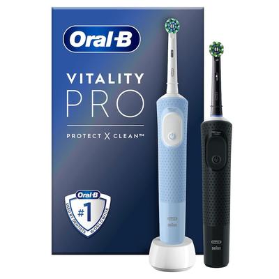 Oral-B - Vitality Pro in Blau/Schwarz Elektrische Zahnbürsten 1 ct (47.99 € / 1 ct)
