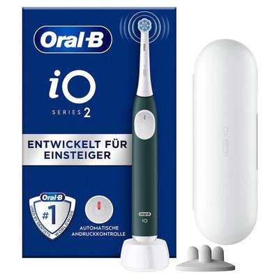 Oral-B - iO 2 Special Edition in Grün + Reiseetui Elektrische Zahnbürsten 1 ct (67.99 € / 1 ct)