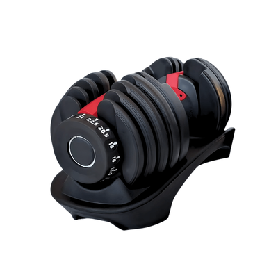 TEMU Adjustable Dumbbell 24 Kg - Price Per Piece - Adjustable Smart Dumbbells - Weight Set For Home Gym - Adjustable Dumbbells From 2.5 Kg To 24kg - Complete Set Of 15 Dumbbells In One! Image