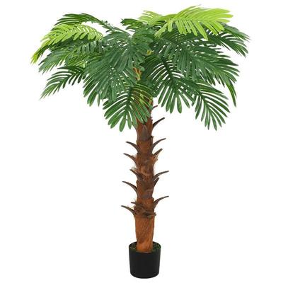TEMU Artificial Palm With Pot 160 Cm Green, Solid , 28 Leaves, Image