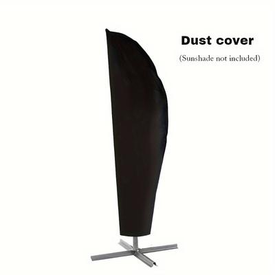 TEMU 1pc Patio Umbrella Parasol Cover - 210d Outdoor Banana Style Umbrella Cover - Fits Cantilever Umbrella Image