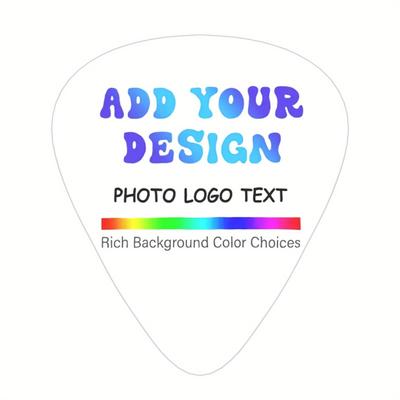 TEMU [customization] 12pcs Guitar Picks, Full-size Printing, Picture Customization, Birthday Gift, Surprise Gift, Suitable For Guitar And Ukulele, With Transparent Storage Box