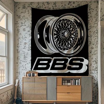 TEMU Anime Theme Portrait Orientation Velvet Knit Fabric Wall Hanging, 90g/㎡, Free Shipping, With Installation Accessories, For Living Room, Bedroom, Dorm Room Decoration Image